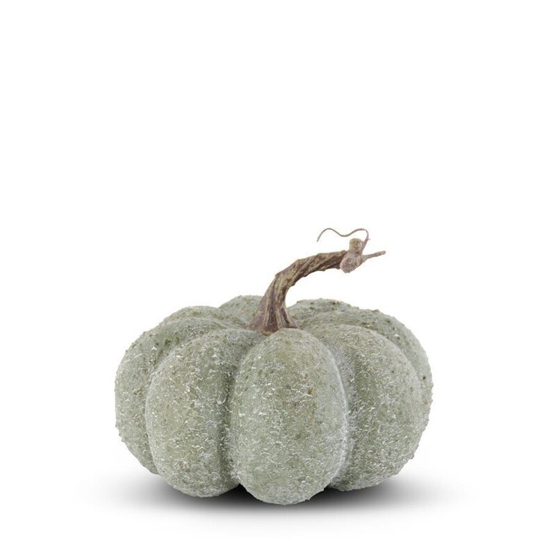5.5&quot; Whitewashed Textured Pumpkins
