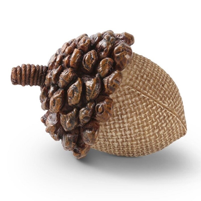 Light Brown Acorn With Pinecone Top
