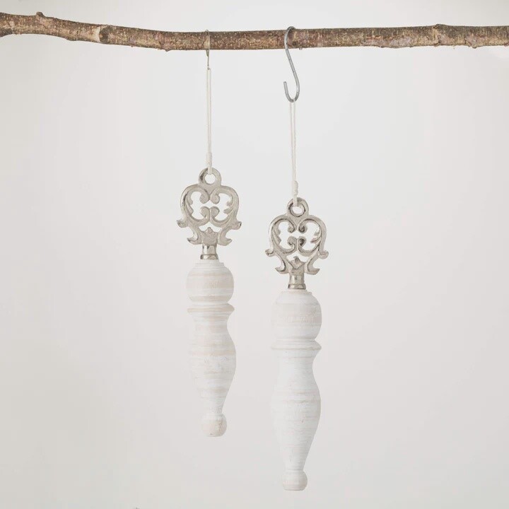 Key Top Finial Ornament