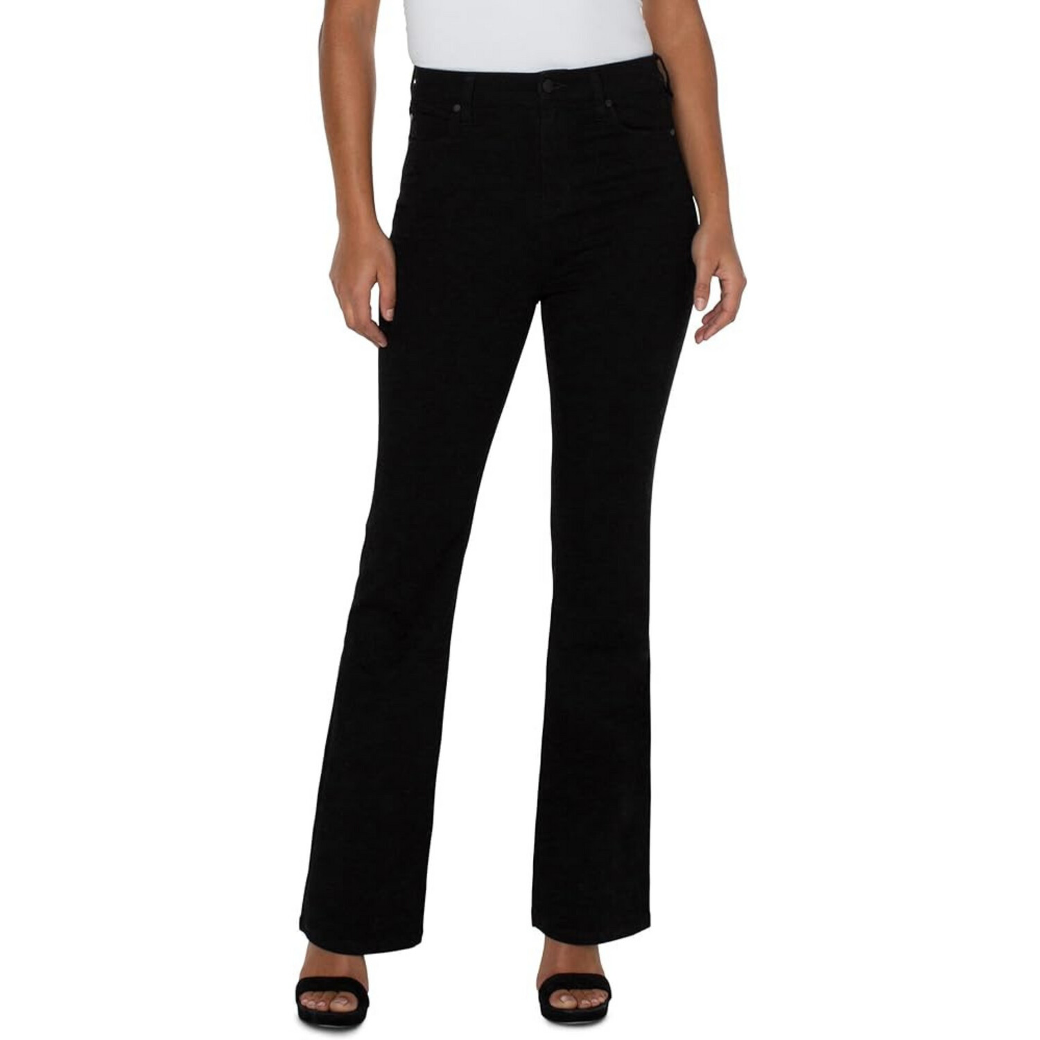 Liverpool Lucy High Rise Boot Cut Black Jeans