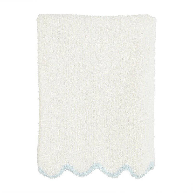 Baby Scallop Chenille Blanket