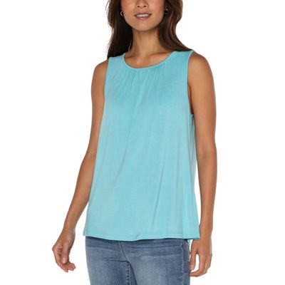 Liverpool Turquoise Tide A-Line Sleeveless Top