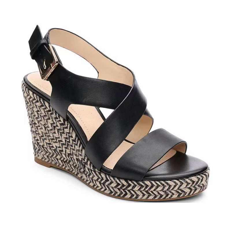 Liverpool Hill Leather Espadrille Wedge Sandals