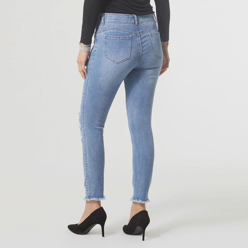 Coco &amp; Carmen Light Wash OMG Zoey Zip Skinny Ankle Jeans