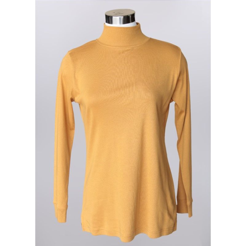 Keren Hart Mock Neck Knit Shirt
