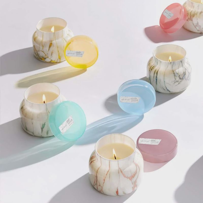 Capri Blue 8oz Jar Petite Modern Marble Candles