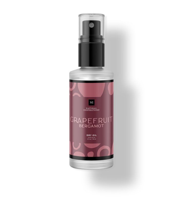 Natural Inspirations Body &amp; Face Dry Oil, Type: Grapefruit Bergamot