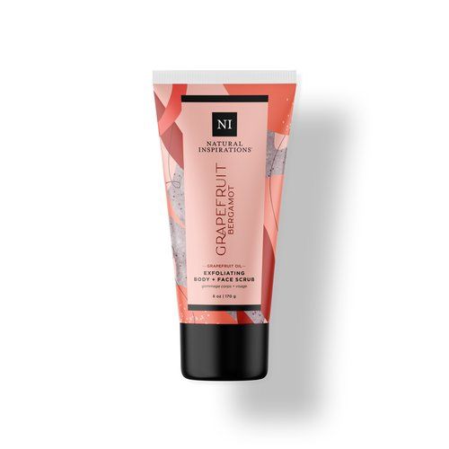 Natural Inspirations Face &amp; Body Scrub, Type: Grapefruit Bergamot