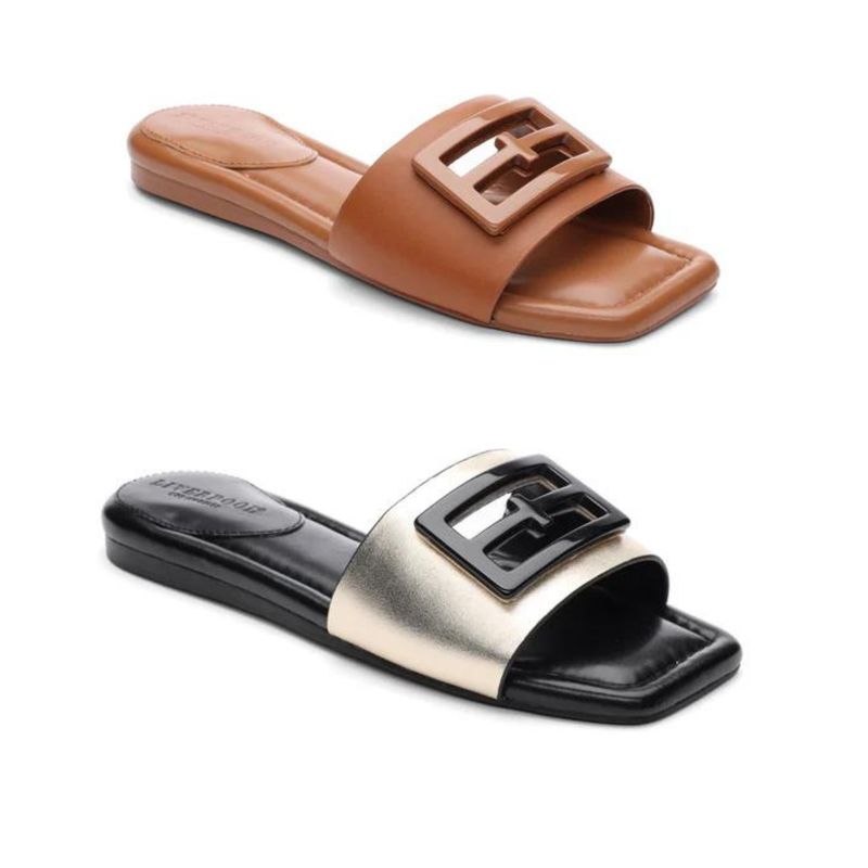 Liverpool Dunbar Logo Medallion Sandals