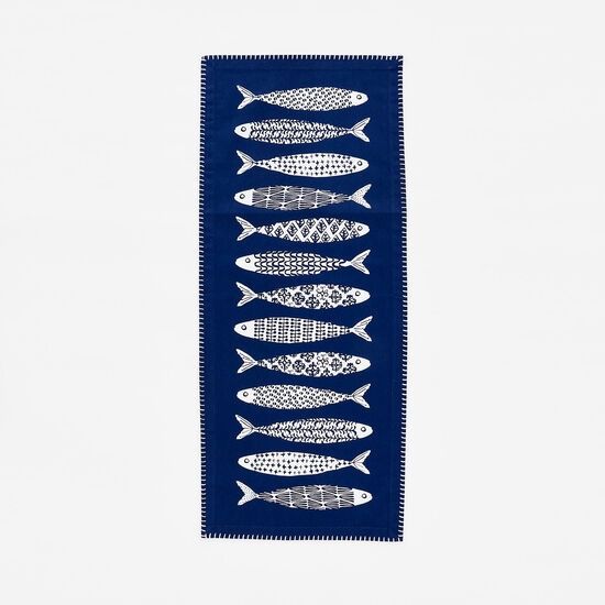 School Of Fish Fabric Table Runner