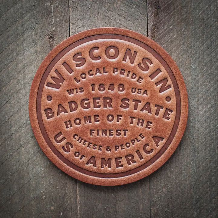 Sugarhouse Leather Coaster