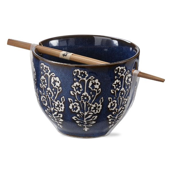 Cottage Reactive Noodle Bowl Set