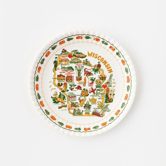 Wisconsin Melamine Plate Set
