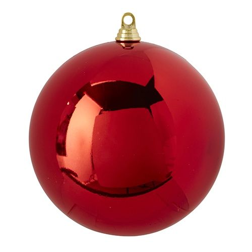 10&quot; Large Shiny Red Ball Ornament