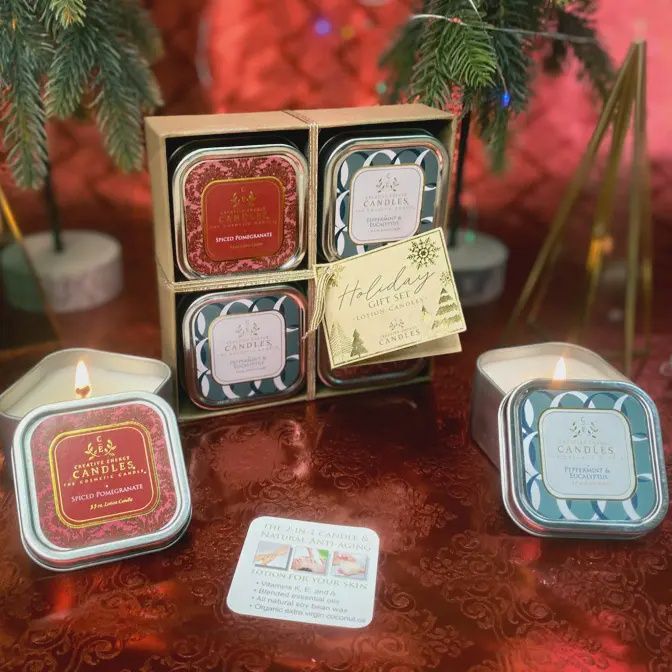 Holiday 2-in-1 Soy &amp; Lotion Candles