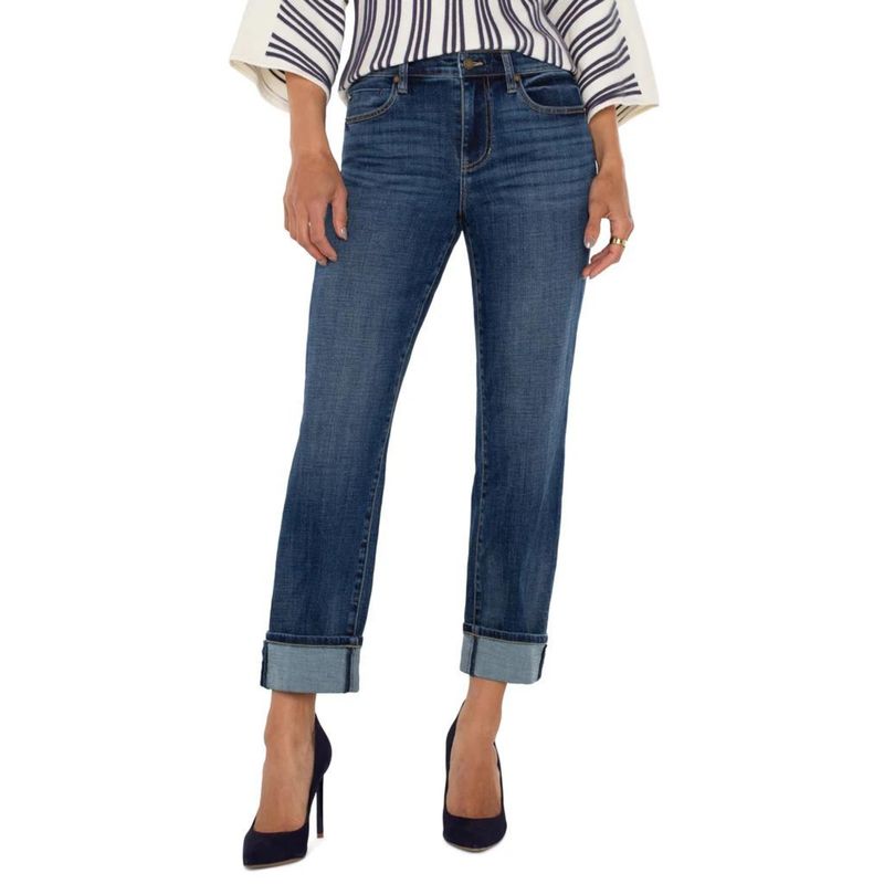 Liverpool Marley Cuffed Girlfriend Rushland Jeans