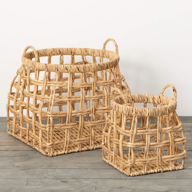 Wicker Handled Basket