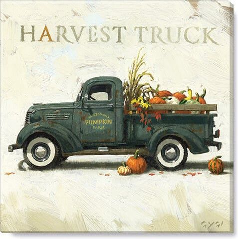 Fall Giclee Wall Art, Type: Harvest Truck