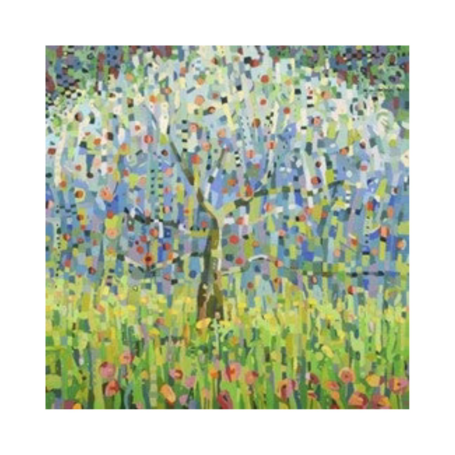 Colorful Apple Tree Wall Art