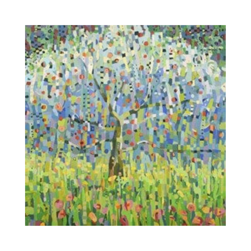 Colorful Apple Tree Wall Art