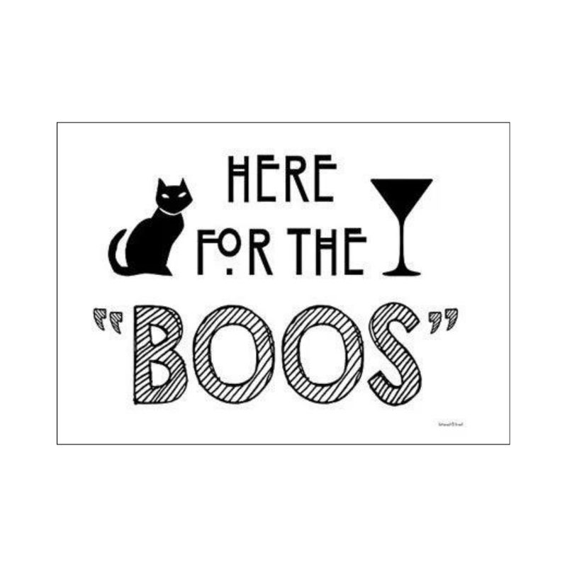 Here For The Boos Wall Art