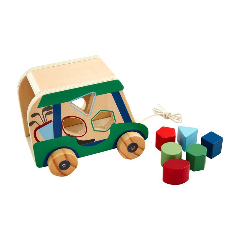 Golf Cart Shape Sorter Set