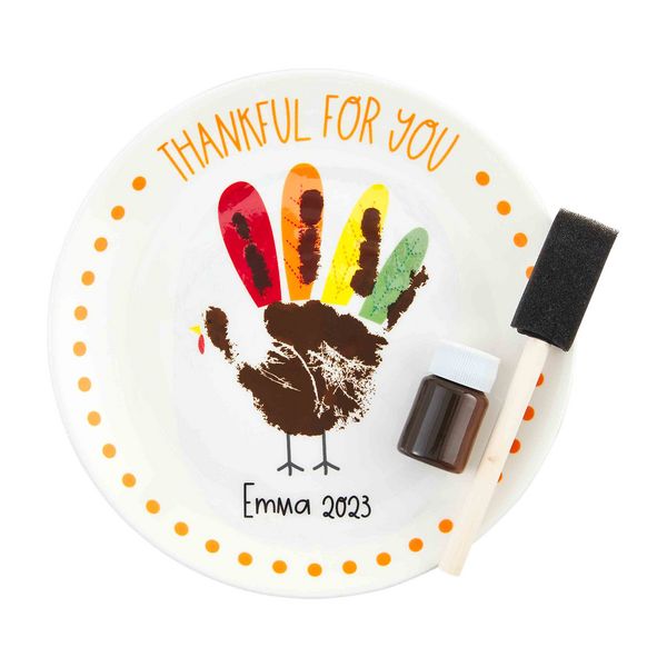 Turkey Handprint Plate Kit