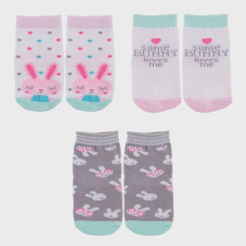 3 Pack Baby Socks