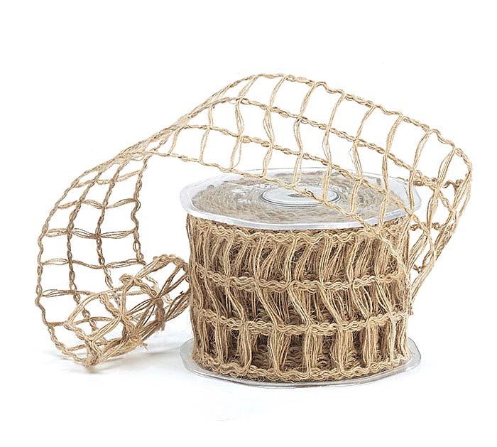 Natural Open Weave Jute Ribbon