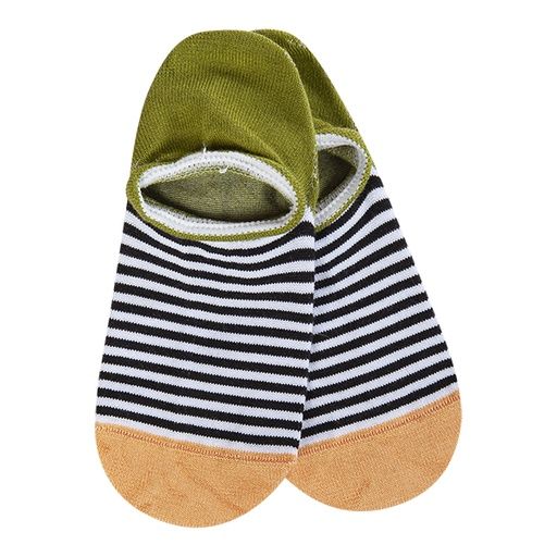Cozy No Show Gallery Footsie Socks, Type: Black Multi