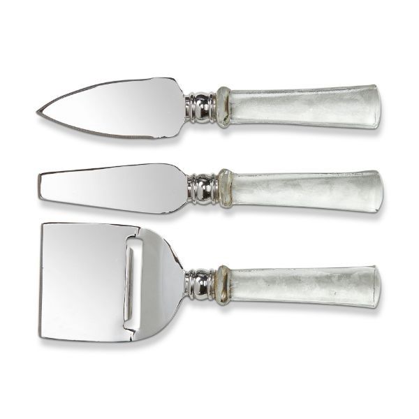 Glass Handle Cheese Utensils
