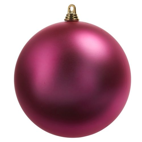 10&quot; Fuchsia Ball Ornaments