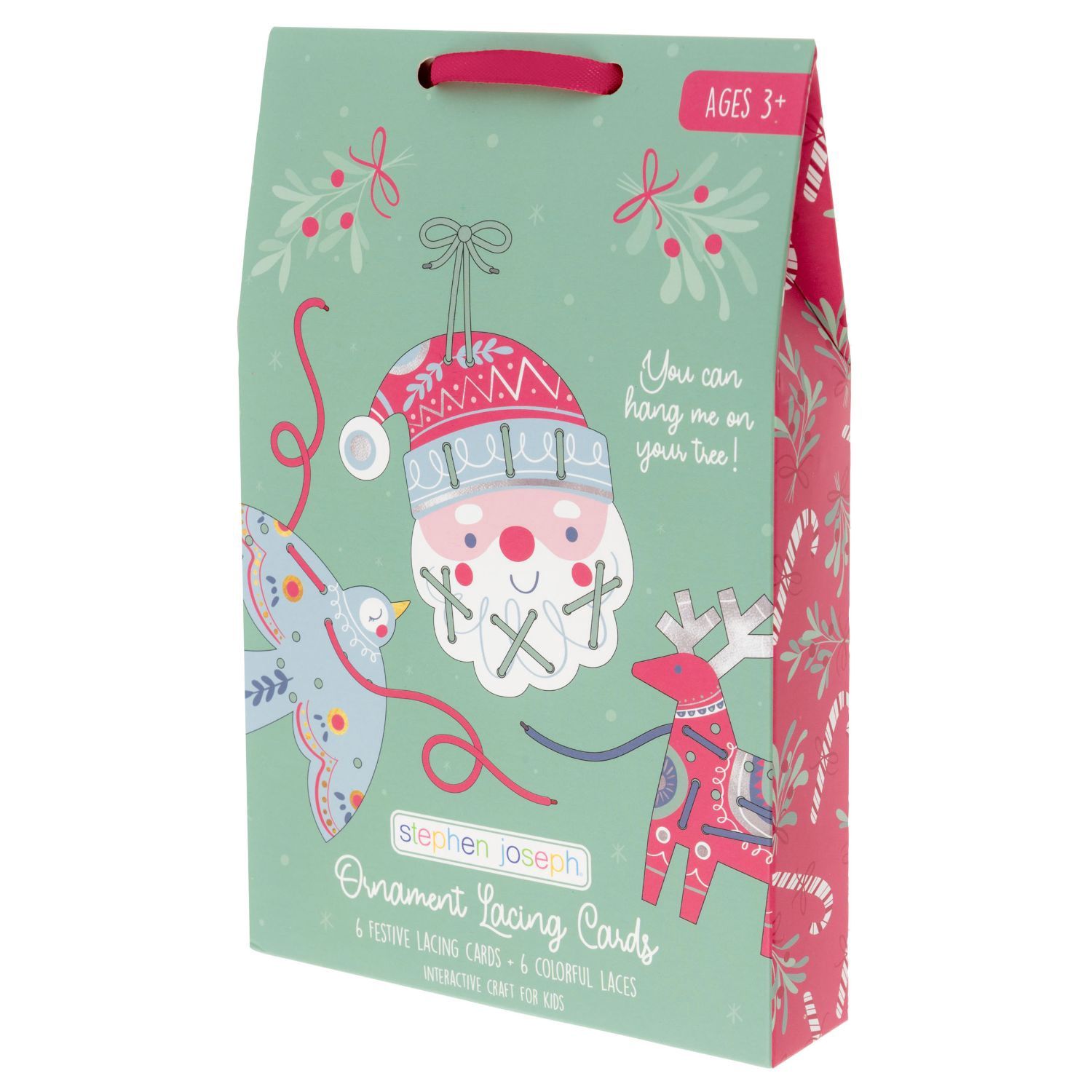 Holiday Ornament Lacing Cards