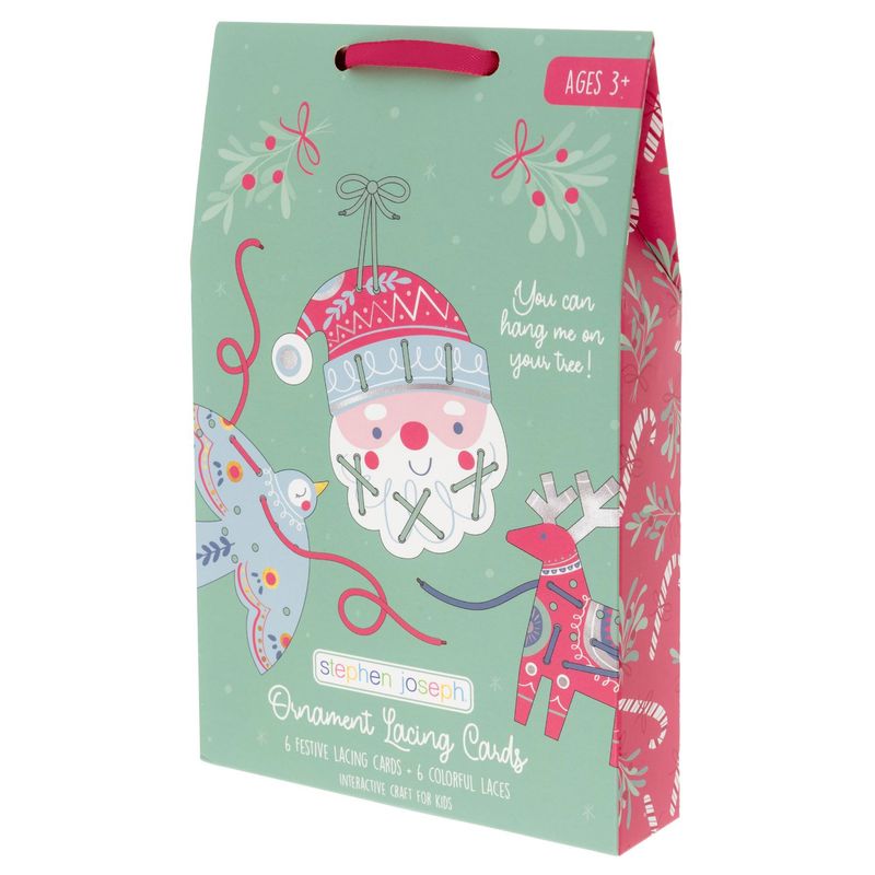 Holiday Ornament Lacing Cards