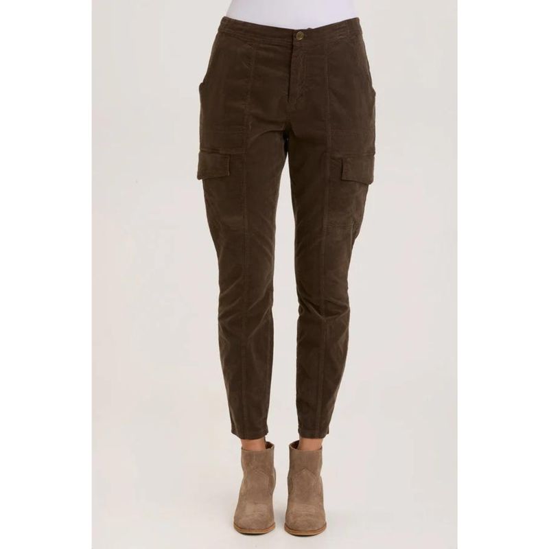 Wearables Green Olive Cord Timberline Leggings