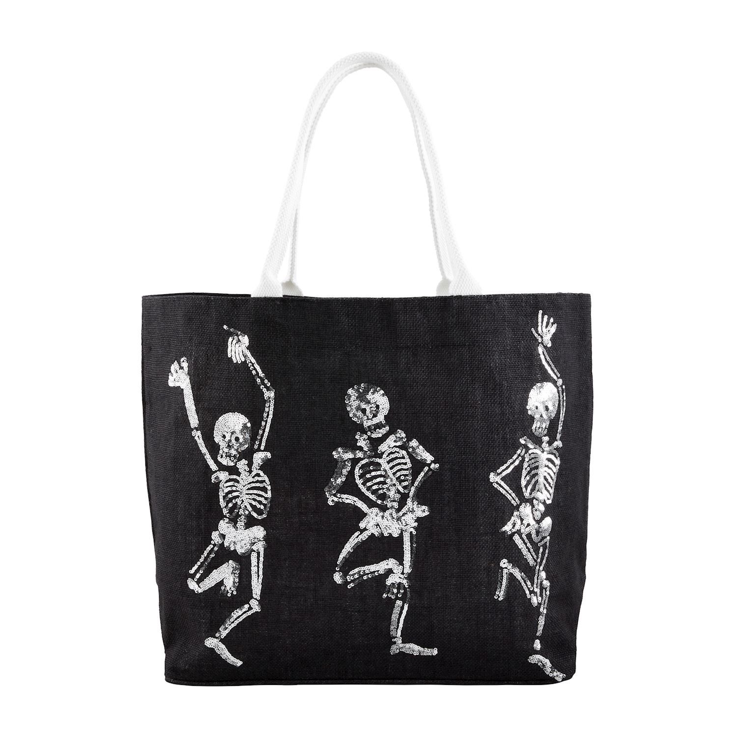 Halloween Sparkle Totes, Type: Skeleton