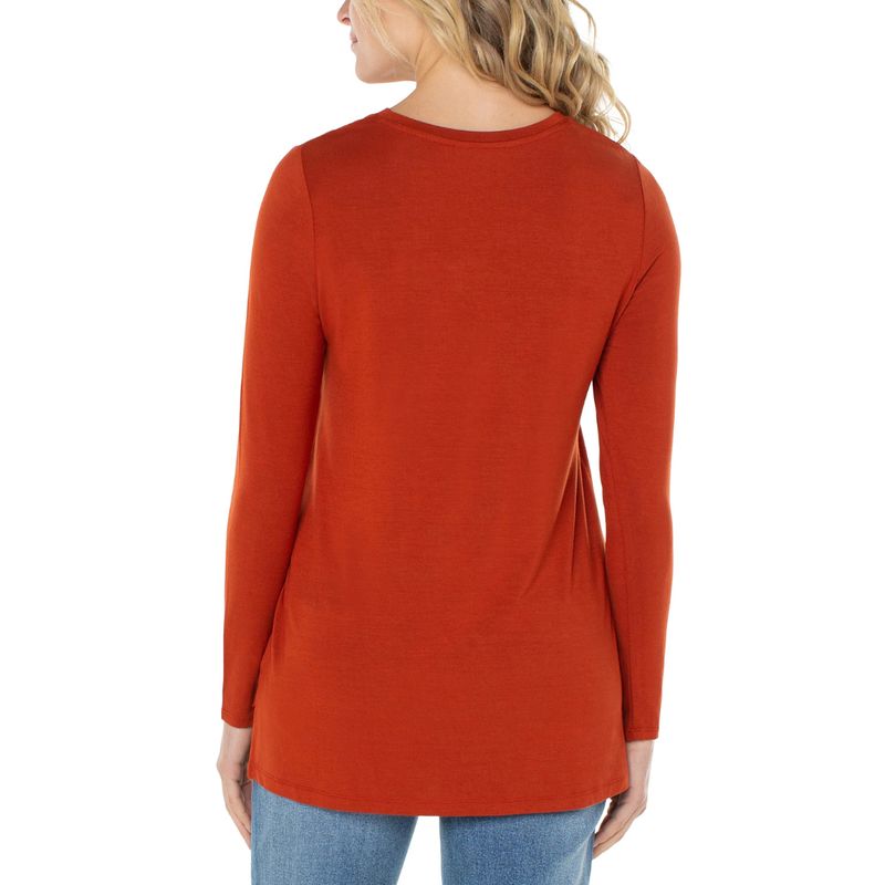 Liverpool Terracotta Orange Long Sleeve Shirt