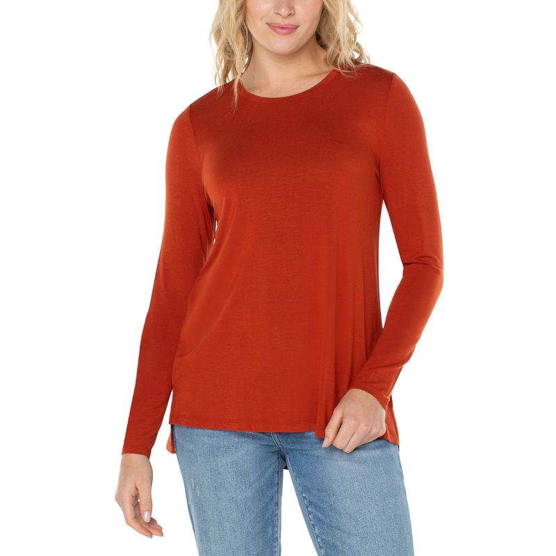 Liverpool Terracotta Orange Long Sleeve Shirt