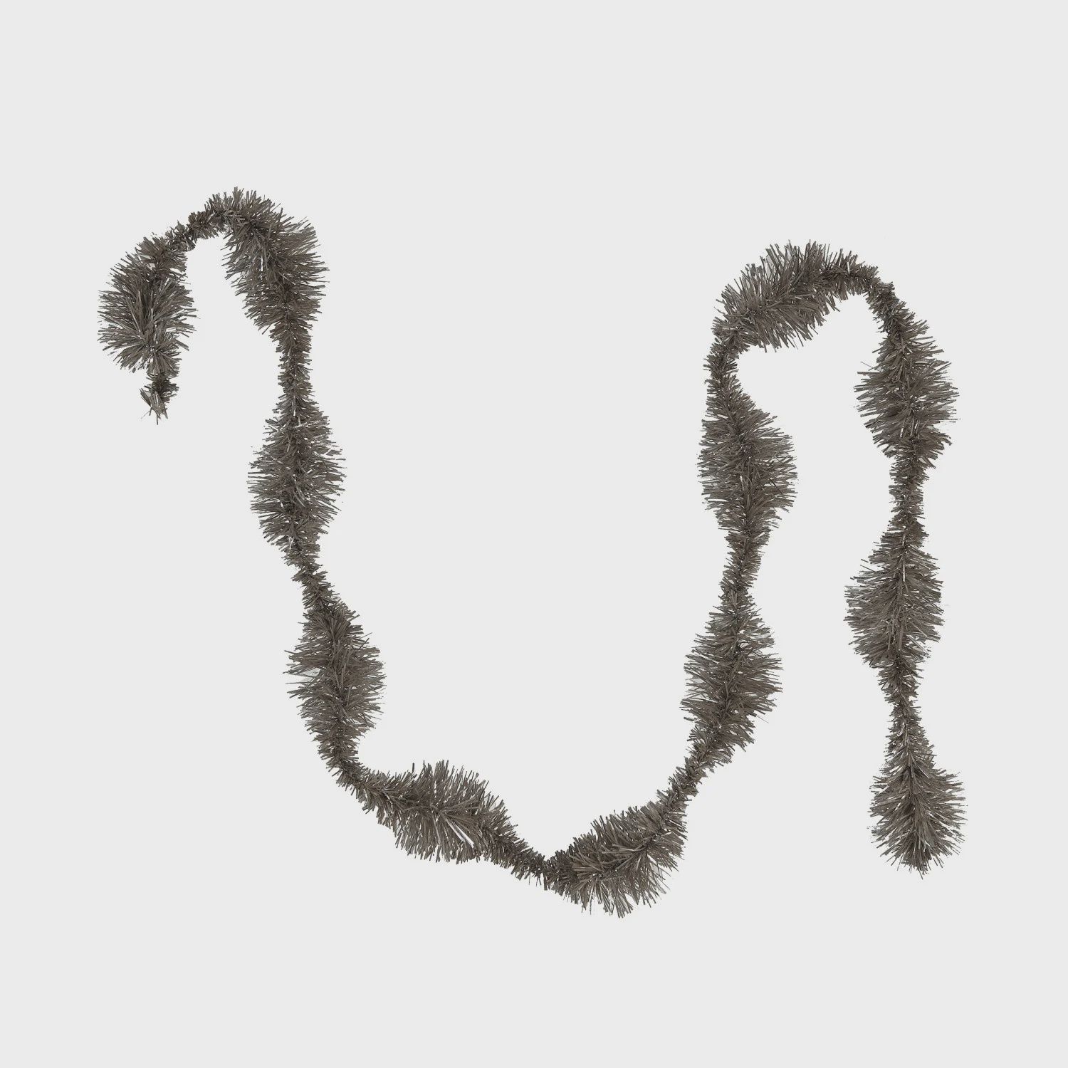 Silver Tinsel Garland