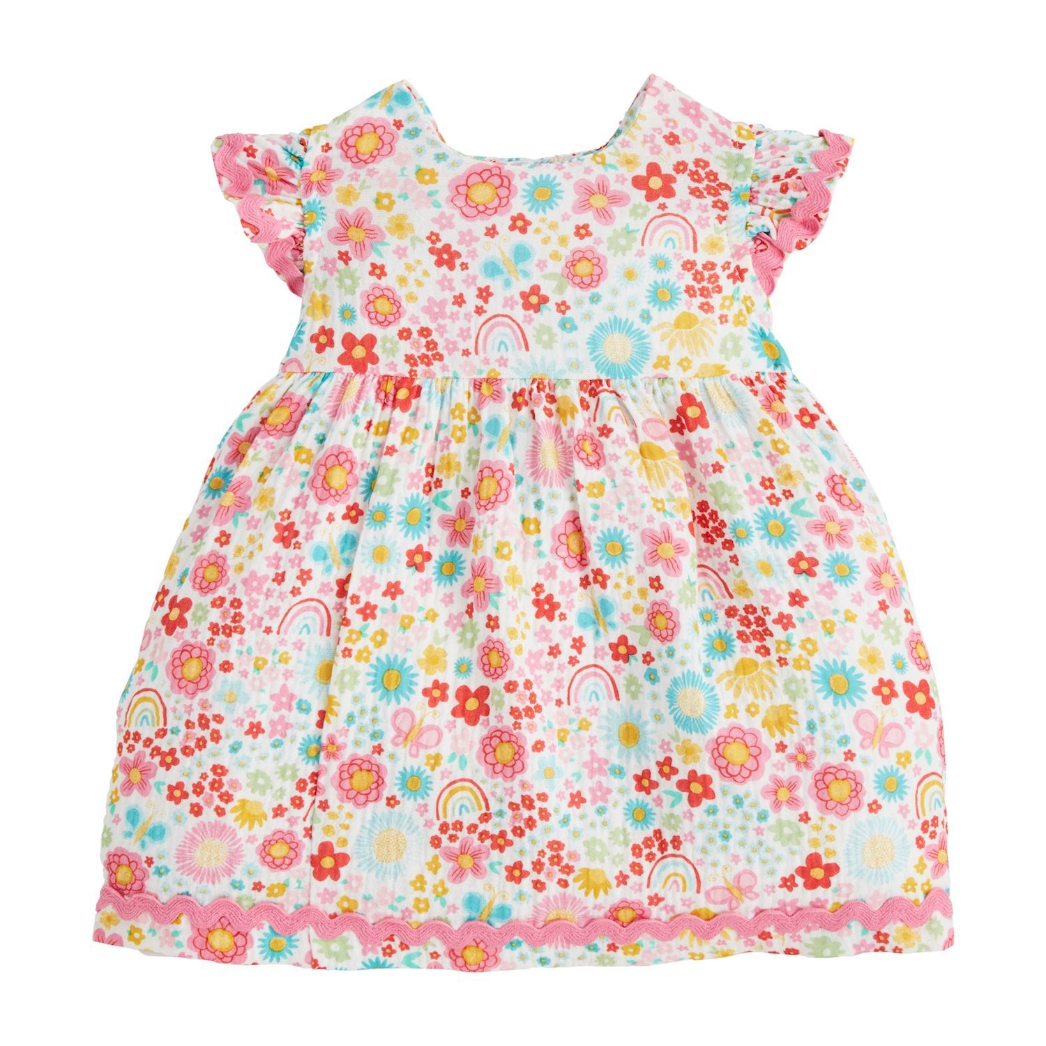 Rainbow Floral Dress