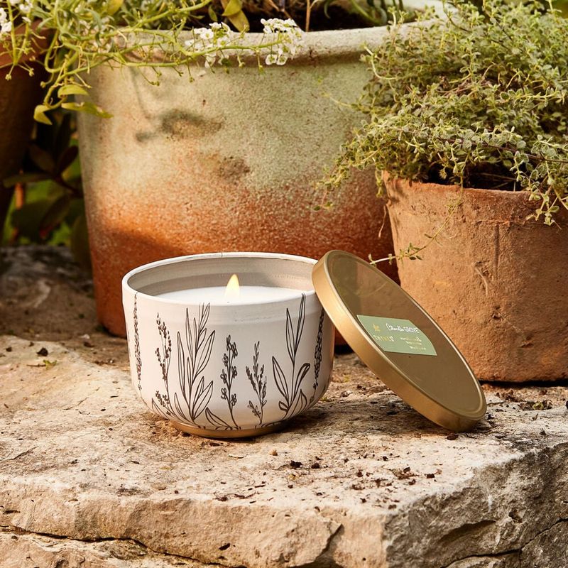 Thymes Poured Tin Candle