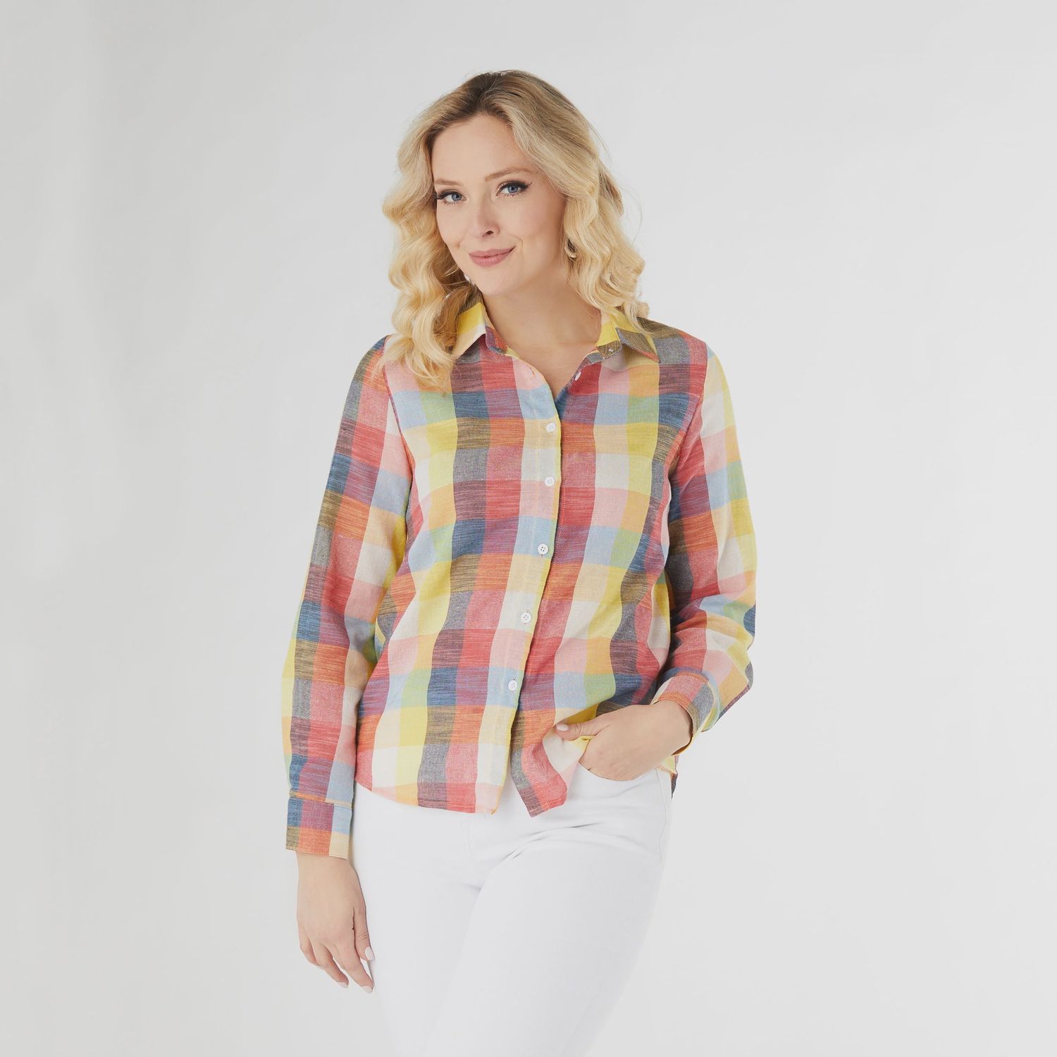Coco &amp; Carmen Rooney Bright Gingham Blouse