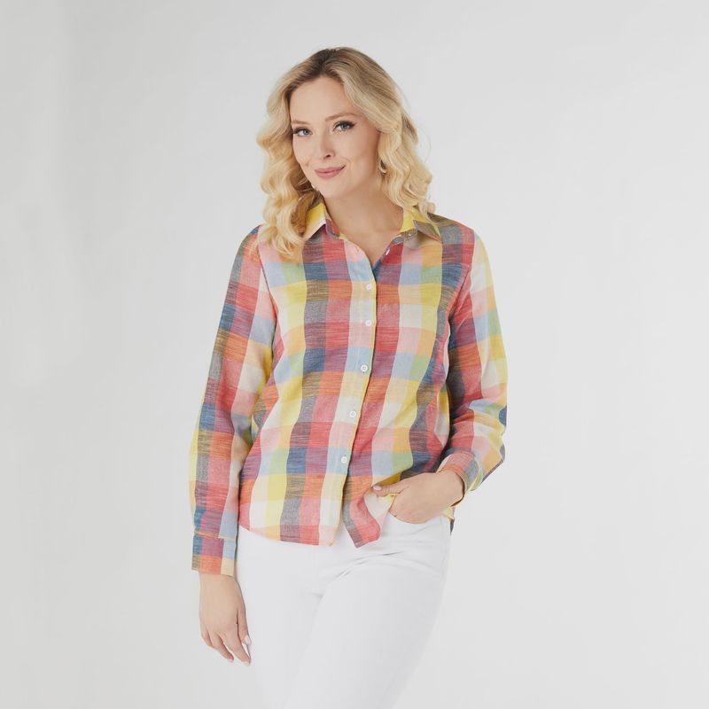 Coco &amp; Carmen Rooney Bright Gingham Blouse