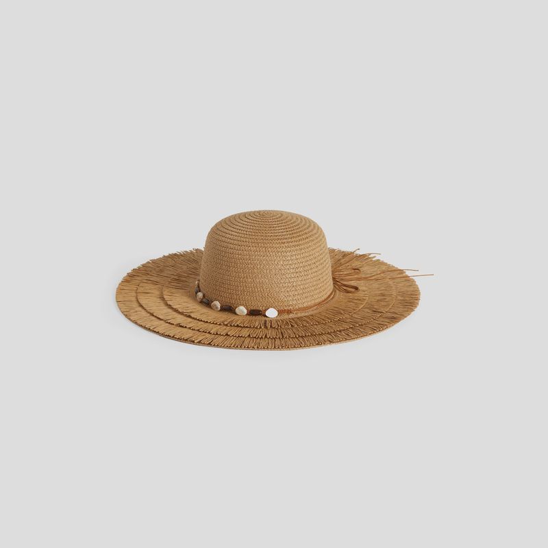Coco &amp; Carmen Adelynn Shell Woven Sun Hat