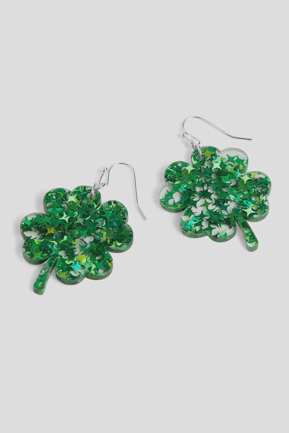 Whispers Glitter Clove Dangle Earrings