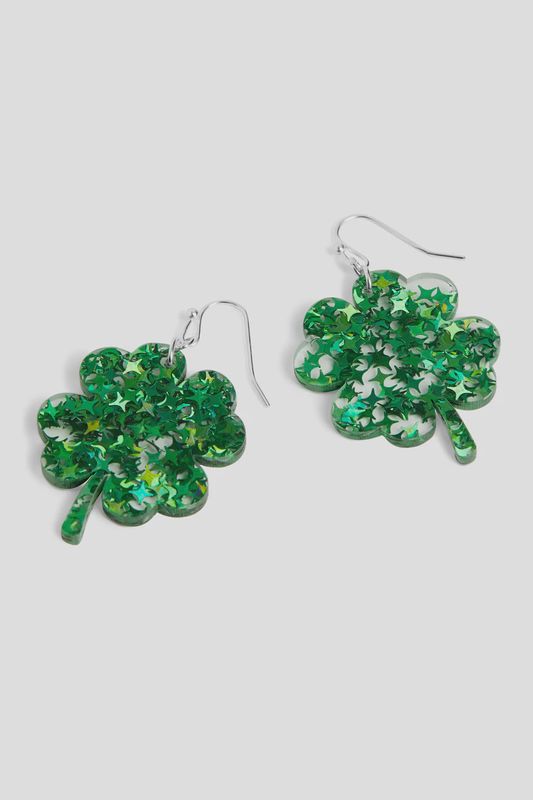 Whispers Glitter Clove Dangle Earrings