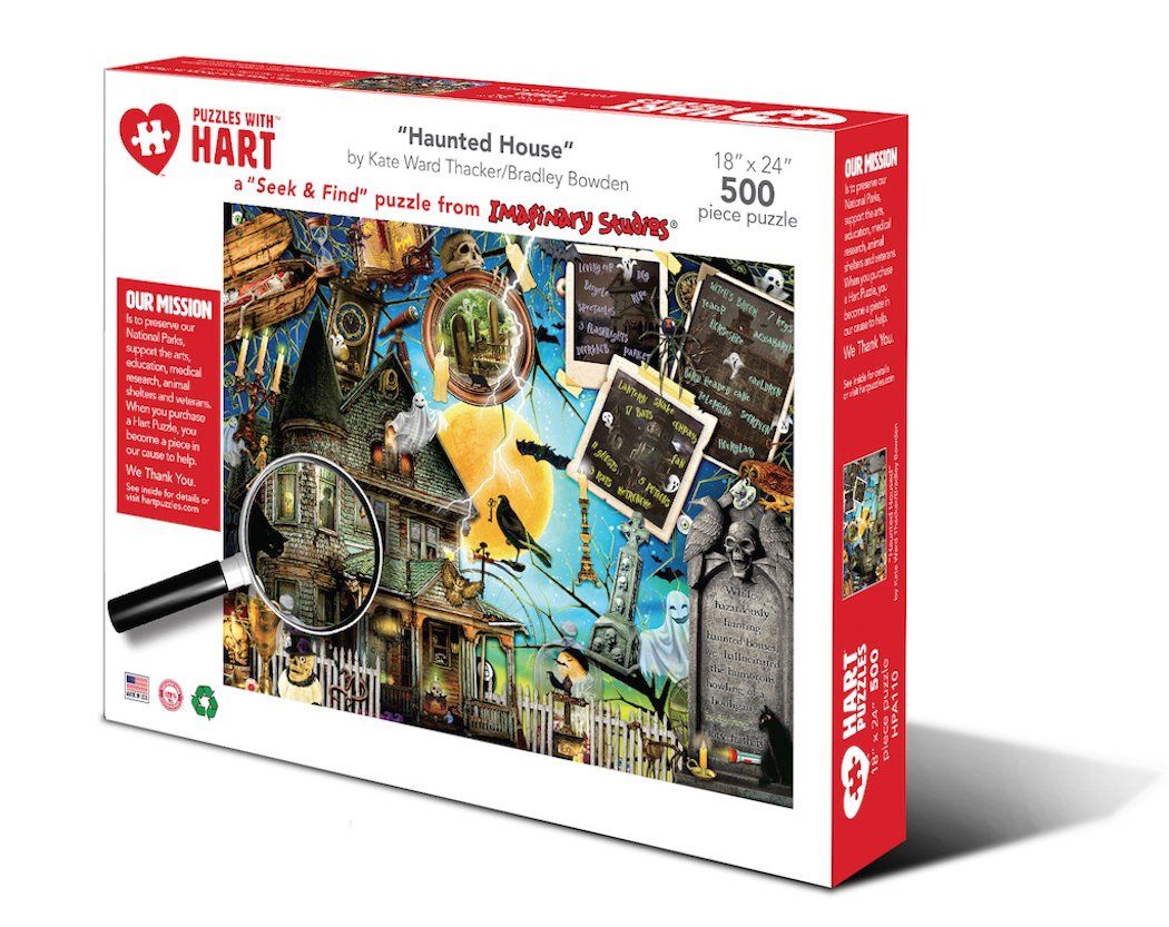 500 Piece Puzzles, Type: Haunted House