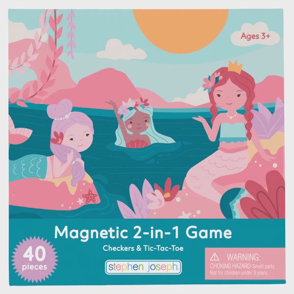 Magnetic 2 in 1 Game, Type: Mermaids