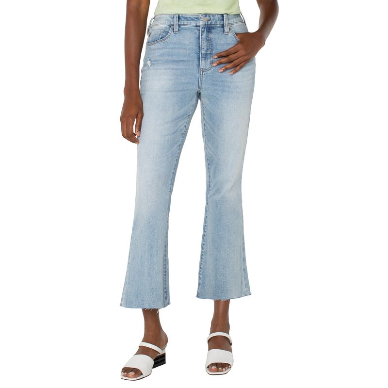 Liverpool San Clemente Hannah High Waisted Cropped With Flare Jeans