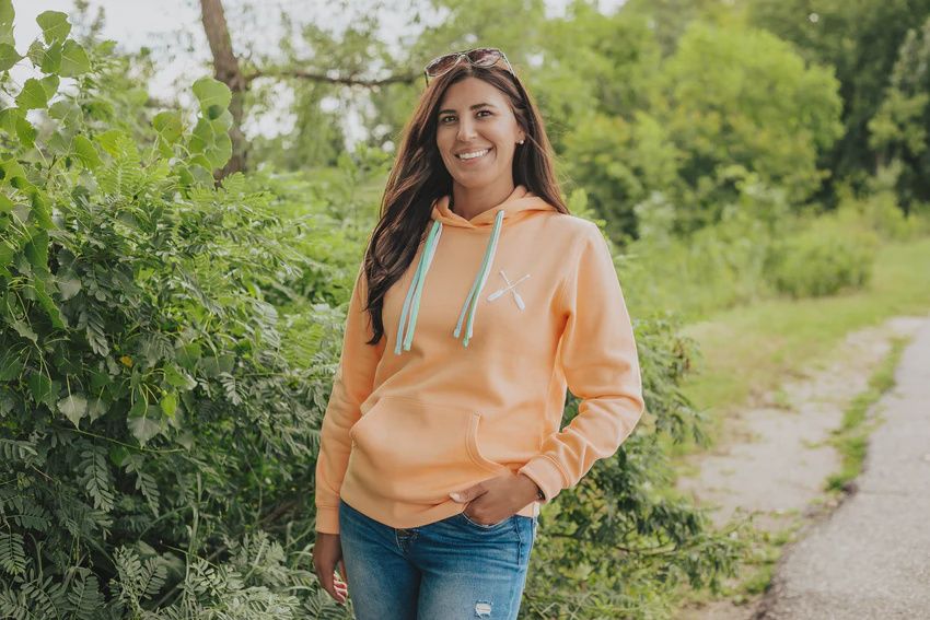Lakegirl Peach Multi Draw Cord Hoodie